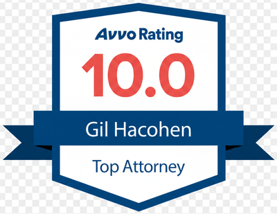 Avvo Rating 10.0 - Gil Hacohen - Top Attorney
